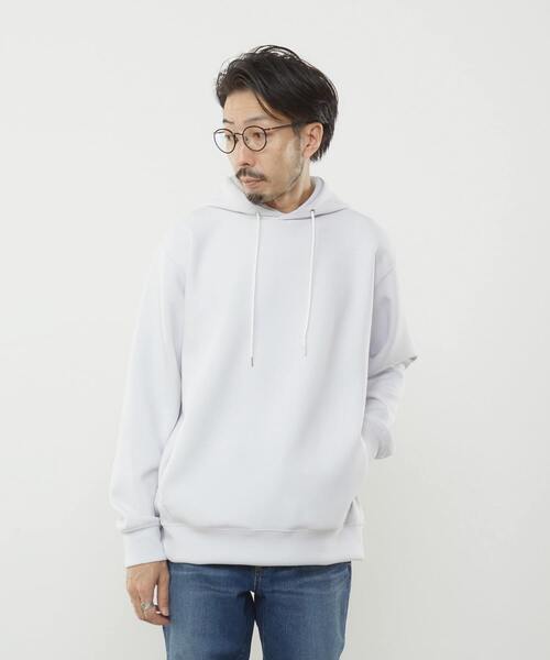 MEN'S MELROSE（メンズメルローズ）の「ミリオラメントWエアーフーディ（パーカー・メンズ・ラベンダー/ブルー/ライトグレー/イエロー・3/4）」の20枚目の写真