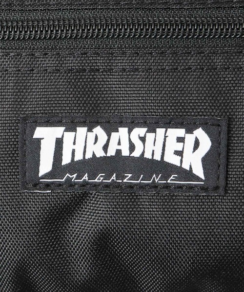 THRASHER（スラッシャー）の「撥水加工 横型 ミニショルダーポーチ BENCHMARKシリーズ（ショルダーバッグ・メンズ・ブラック・FREE）」の10枚目の写真