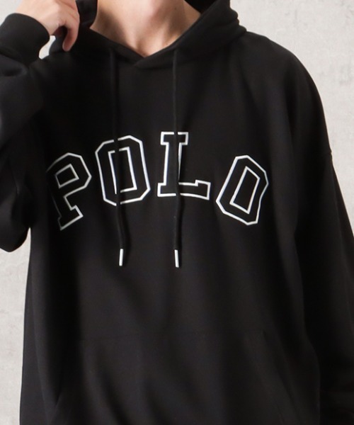POLO BCS(ポロ ビーシーエス)の「POLO BCS ロゴツイルワッペンプルパーカー(パーカー・メンズ・ホワイト/ブラック/ネイビー・L/XL/M)」の9枚目の写真