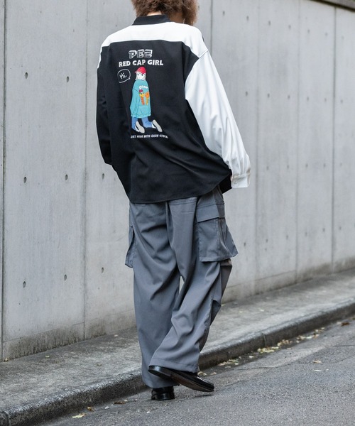 JOHN'S CLOSET（ジョンズクローゼット）の「【13】ナチュラルストレッチ オーバーカーゴパンツ（カーゴパンツ・メンズ・ブラック/オフホワイト/オリーブ/グレー・MEDIUM/LARGE）」の22枚目の写真