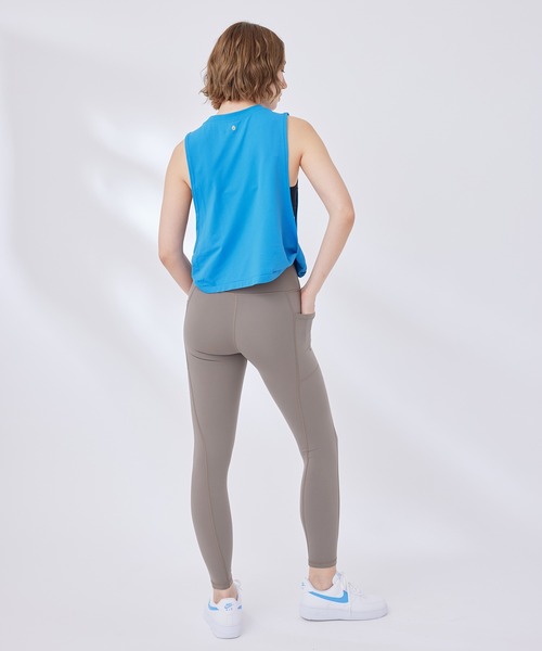 Spiritual Gangster（スピリチュアルギャングスター）の「【SPIRITUAL GANGSTER】ドリフターシームレスタンクトップ（タンクトップ・レディース・ブラック/ネイビー・S）」の22枚目の写真