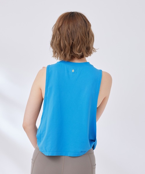 Spiritual Gangster（スピリチュアルギャングスター）の「【SPIRITUAL GANGSTER】ドリフターシームレスタンクトップ（タンクトップ・レディース・ブラック/ネイビー・S）」の9枚目の写真