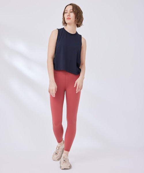 Spiritual Gangster（スピリチュアルギャングスター）の「【SPIRITUAL GANGSTER】ドリフターシームレスタンクトップ（タンクトップ・レディース・ブラック/ネイビー・S）」の17枚目の写真