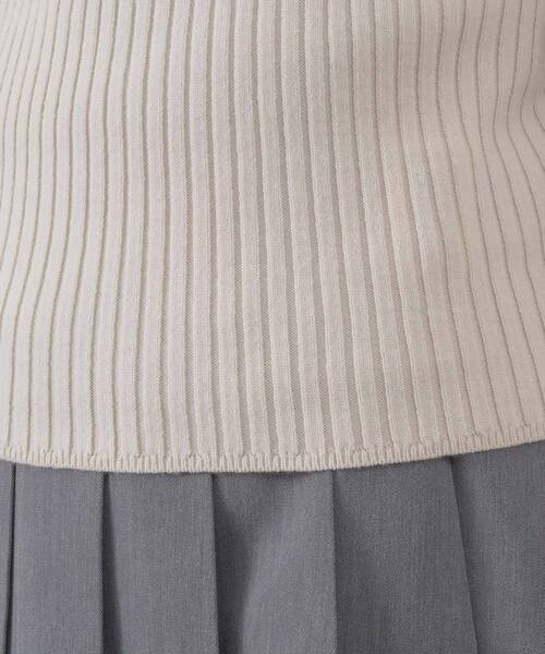 ems excite（エムズエキサイト）の「バイカラー襟NTPO（ニット/セーター・レディース・ナチュラル/ブルー/ベージュ・FREE）」の13枚目の写真