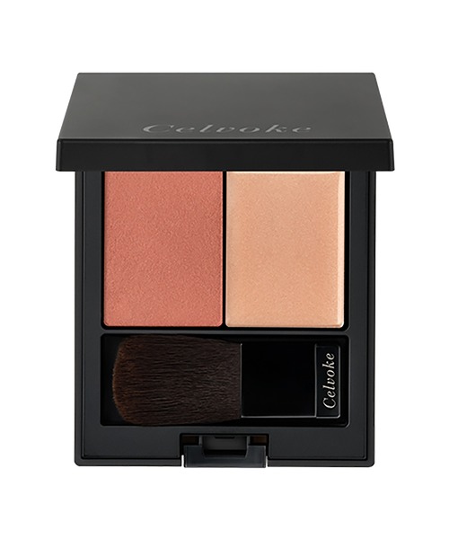 Celvoke（セルヴォーク）の「Celvoke / ポリフォニック ブラッシュ（チーク・レディース・０４ アメリカンチェリー/０１ プリマバレリーナ/０３ ミラーボール/０２ コーラルシェル/０５ タフィーピンク/EX０２ フレンチピーチ/０６ デザートサンセット（限定デザイン）・FREE）」の2枚目の写真
