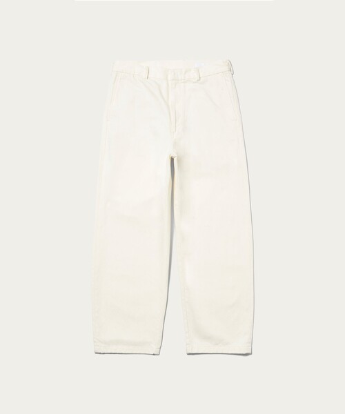 green label relaxing(グリーンレーベルリラクシング)の「シグネチャーデニム ワイド ノープリーツ パンツ(デニムパンツ・メンズ・ホワイト/ブラック・S/M/L)」の5枚目の写真