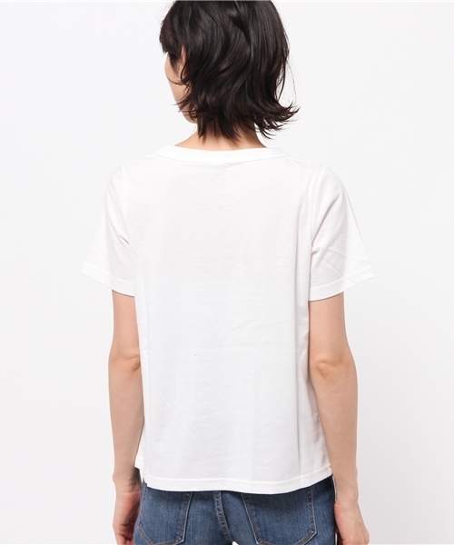 OUTLET(アウトレット)の「【mystic】ロゴTシャツ(Tシャツ/カットソー・レディース・グレー/オフホワイト/ネイビー・FREE)」の6枚目の写真