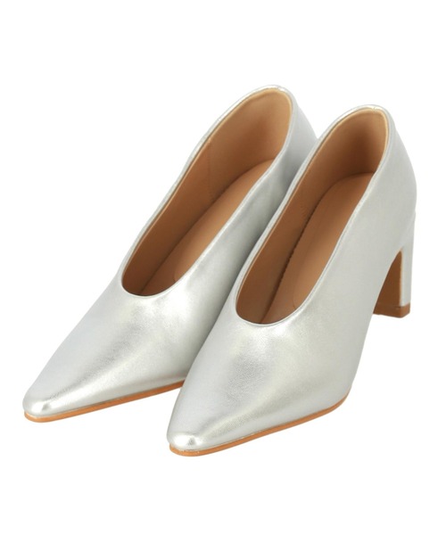 Settimissimo（セッティミッシモ）の「メタリック ポインテッドパンプス（パンプス・レディース・シルバー/ブラック・L/M/S）」の12枚目の写真