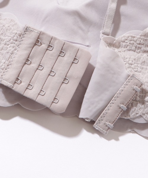 Lace Ladies(レースレディース)の「カップ付き 2WAY フラワー レース スカラップ チューブトップ(チューブトップ・レディース・ホワイト/グレー/ブラック・FREE)」の20枚目の写真