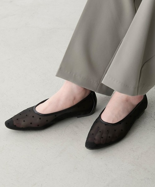 forksy.（フォルクシー）の「【forksy.】シアーハートフロッキーパンプス（パンプス・レディース・シルバー/アイボリー/ブラック/ゴールド・LL/L/M/S）」の7枚目の写真