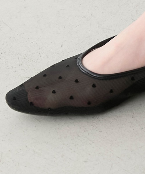 forksy.（フォルクシー）の「【forksy.】シアーハートフロッキーパンプス（パンプス・レディース・シルバー/アイボリー/ブラック/ゴールド・LL/L/M/S）」の8枚目の写真