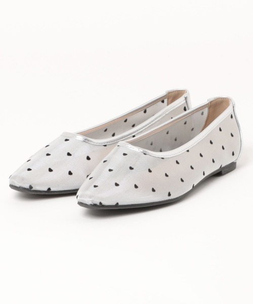 forksy.（フォルクシー）の「【forksy.】シアーハートフロッキーパンプス（パンプス・レディース・シルバー/アイボリー/ブラック/ゴールド・LL/L/M/S）」の15枚目の写真