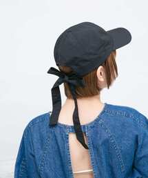 KBF | バックリボンナイロンCAP(キャップ)