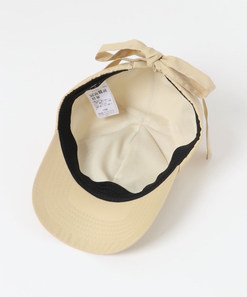 KBF（ケイビーエフ）の「バックリボンナイロンCAP（キャップ・レディース・ブラック/ベージュ系その他・ONE）」の15枚目の写真
