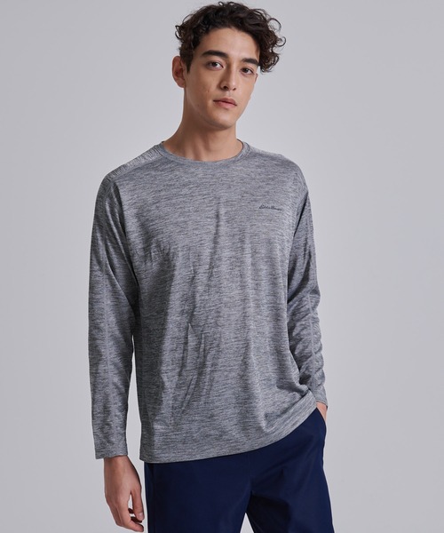 Eddie Bauer（エディーバウアー）の「レゾリューション 長袖Ｔシャツ（Tシャツ/カットソー・メンズ・グレー/スモーキーグリーン系/ネイビー・XS/S/M/L/XL/XXL）」の8枚目の写真