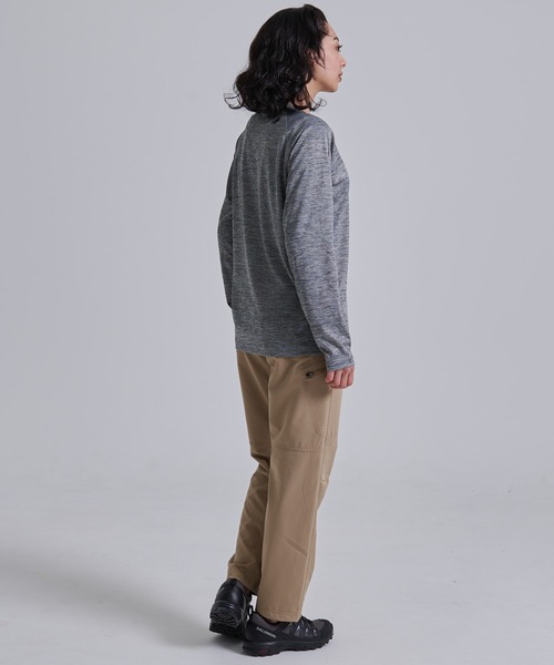 Eddie Bauer（エディーバウアー）の「レゾリューション 長袖Ｔシャツ（Tシャツ/カットソー・メンズ・グレー/スモーキーグリーン系/ネイビー・XS/S/M/L/XL/XXL）」の14枚目の写真