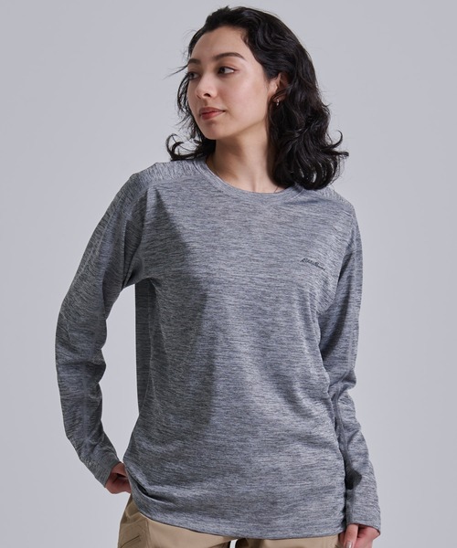 Eddie Bauer（エディーバウアー）の「レゾリューション 長袖Ｔシャツ（Tシャツ/カットソー・メンズ・グレー/スモーキーグリーン系/ネイビー・XS/S/M/L/XL/XXL）」の13枚目の写真
