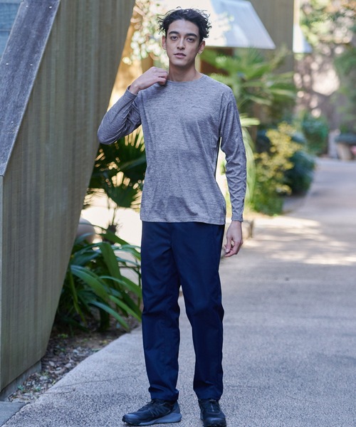 Eddie Bauer（エディーバウアー）の「レゾリューション 長袖Ｔシャツ（Tシャツ/カットソー・メンズ・グレー/スモーキーグリーン系/ネイビー・XS/S/M/L/XL/XXL）」の7枚目の写真