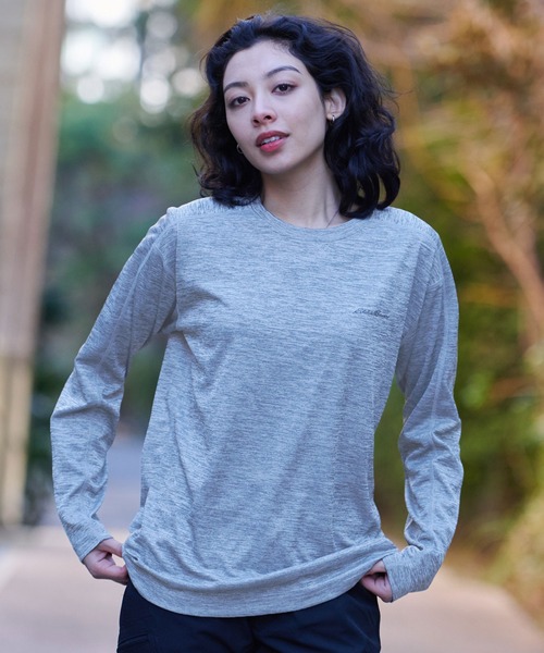 Eddie Bauer（エディーバウアー）の「レゾリューション 長袖Ｔシャツ（Tシャツ/カットソー・メンズ・グレー/スモーキーグリーン系/ネイビー・XS/S/M/L/XL/XXL）」の11枚目の写真