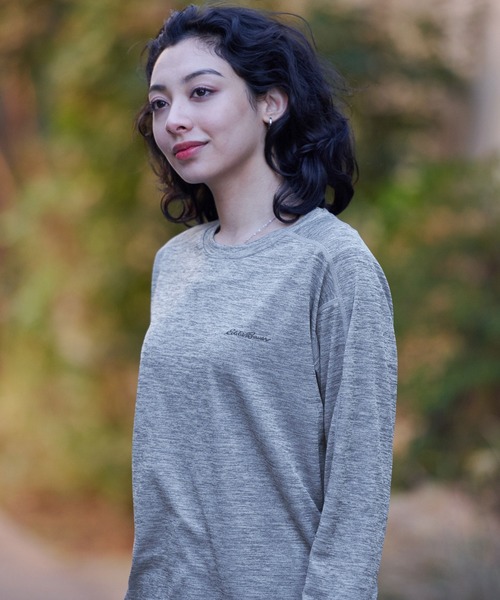 Eddie Bauer（エディーバウアー）の「レゾリューション 長袖Ｔシャツ（Tシャツ/カットソー・メンズ・グレー/スモーキーグリーン系/ネイビー・XS/S/M/L/XL/XXL）」の10枚目の写真
