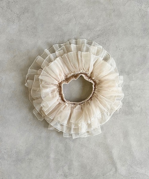 CALMIA(カルミア)の「チュールボリュームスカート(kids/S~LL)(スカート・キッズ・オフホワイト/ブラック・LL/L/M/S)」の3枚目の写真