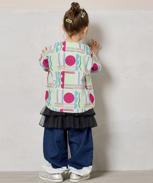 CALMIA(カルミア)の「チュールボリュームスカート(kids/S~LL)(スカート・キッズ・オフホワイト/ブラック・LL/L/M/S)」の10枚目の写真