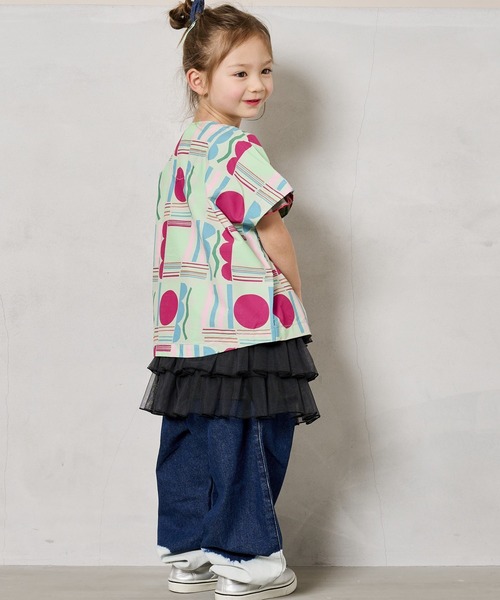 CALMIA(カルミア)の「チュールボリュームスカート(kids/S~LL)(スカート・キッズ・オフホワイト/ブラック・LL/L/M/S)」の9枚目の写真