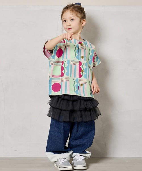 CALMIA(カルミア)の「チュールボリュームスカート(kids/S~LL)(スカート・キッズ・オフホワイト/ブラック・LL/L/M/S)」の8枚目の写真