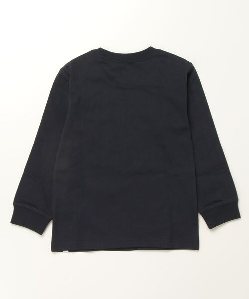 adidas(アディダス)の「エッセンシャルズ プラス レギュラーフィット スリーストライプス 長袖Tシャツ キッズ / ロンT / アディダス adidas(Tシャツ/カットソー・キッズ・ブルー/ブラック/ホワイト/ネイビー/パープル・110/120/130/140/150/160)」の15枚目の写真