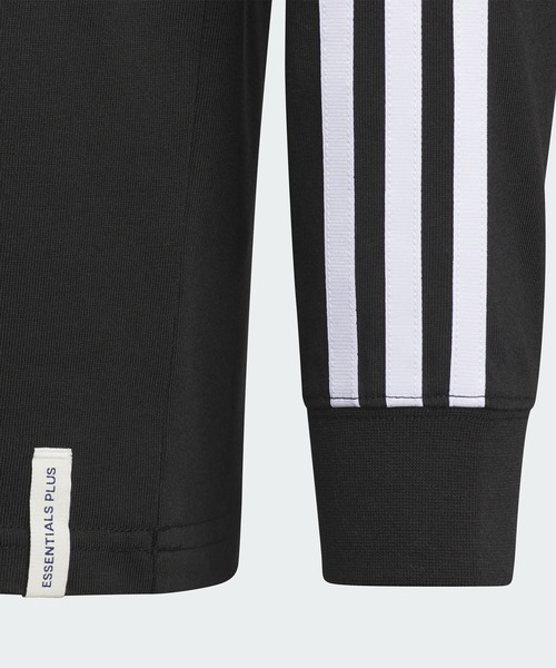 adidas(アディダス)の「エッセンシャルズ プラス レギュラーフィット スリーストライプス 長袖Tシャツ キッズ / ロンT / アディダス adidas(Tシャツ/カットソー・キッズ・ブルー/ブラック/ホワイト/ネイビー/パープル・110/120/130/140/150/160)」の13枚目の写真