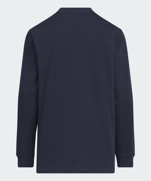 adidas(アディダス)の「エッセンシャルズ プラス レギュラーフィット スリーストライプス 長袖Tシャツ キッズ / ロンT / アディダス adidas(Tシャツ/カットソー・キッズ・ブルー/ブラック/ホワイト/ネイビー/パープル・110/120/130/140/150/160)」の16枚目の写真