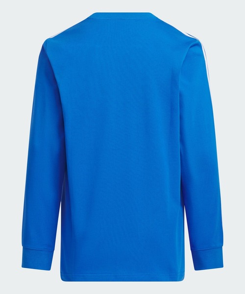 adidas(アディダス)の「エッセンシャルズ プラス レギュラーフィット スリーストライプス 長袖Tシャツ キッズ / ロンT / アディダス adidas(Tシャツ/カットソー・キッズ・ブルー/ブラック/ホワイト/ネイビー/パープル・110/120/130/140/150/160)」の20枚目の写真