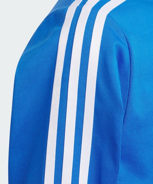 adidas(アディダス)の「エッセンシャルズ プラス レギュラーフィット スリーストライプス 長袖Tシャツ キッズ / ロンT / アディダス adidas(Tシャツ/カットソー・キッズ・ブルー/ブラック/ホワイト/ネイビー/パープル・110/120/130/140/150/160)」の22枚目の写真