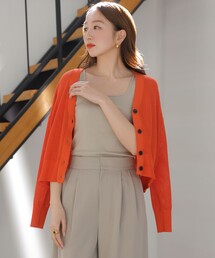 メッシュニット カーディガン
