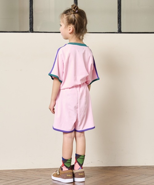 BIG FIELD(ビッグフィールド)の「サイドラインショートパンツ/UVカット(80~150cm)(その他パンツ・キッズ・ライトピンク/エメラルド/オフホワイト・100/110/120/130/140/150/80/90/95)」の6枚目の写真