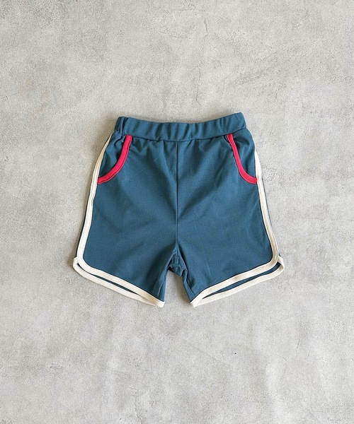 BIG FIELD(ビッグフィールド)の「サイドラインショートパンツ/UVカット(80~150cm)(その他パンツ・キッズ・ライトピンク/エメラルド/オフホワイト・100/110/120/130/140/150/80/90/95)」の11枚目の写真