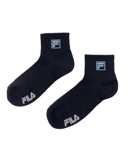 FILA（フィラ）の「FILA フィラ ブランド ロゴ キッズ ガールズ ソックス ショート丈 靴下 子供用 3足セット 19cm～24cm（ソックス/靴下・キッズ・その他/その他2/その他4/ブラック系その他/その他5/その他3・FREE）」の8枚目の写真