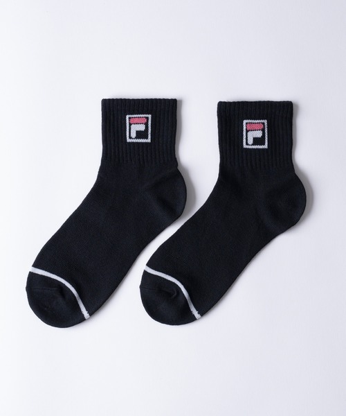 FILA（フィラ）の「FILA フィラ ブランド ロゴ キッズ ガールズ ソックス ショート丈 靴下 子供用 3足セット 19cm～24cm（ソックス/靴下・キッズ・その他/その他2/その他4/ブラック系その他/その他5/その他3・FREE）」の12枚目の写真