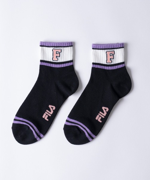 FILA（フィラ）の「FILA フィラ ブランド ロゴ キッズ ガールズ ソックス ショート丈 靴下 子供用 3足セット 19cm～24cm（ソックス/靴下・キッズ・その他/その他2/その他4/ブラック系その他/その他5/その他3・FREE）」の17枚目の写真