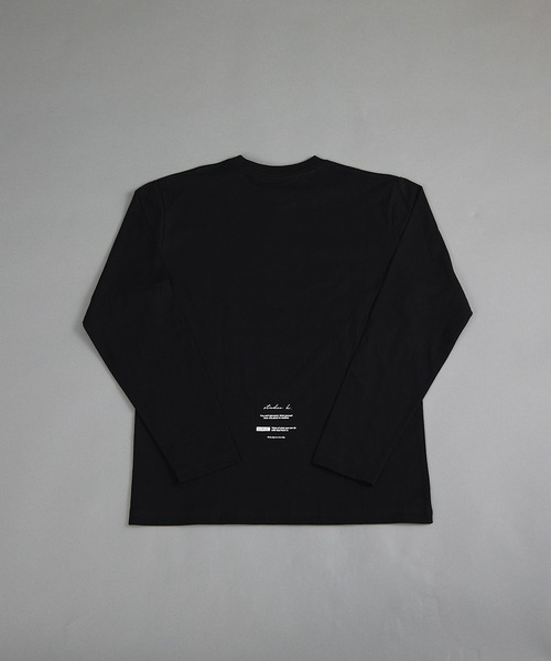 VIBGYOR(ヴィブジョー)の「ヘヴィウェイト天竺 プリント 長袖 クルーネック(Tシャツ/カットソー・メンズ・ブラック/ホワイト/サックスブルー・MEDIUM/LARGE)」の15枚目の写真