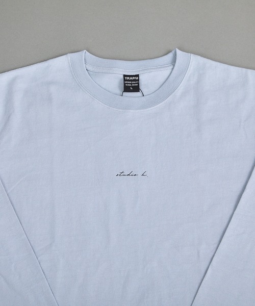 VIBGYOR(ヴィブジョー)の「ヘヴィウェイト天竺 プリント 長袖 クルーネック(Tシャツ/カットソー・メンズ・ブラック/ホワイト/サックスブルー・MEDIUM/LARGE)」の6枚目の写真