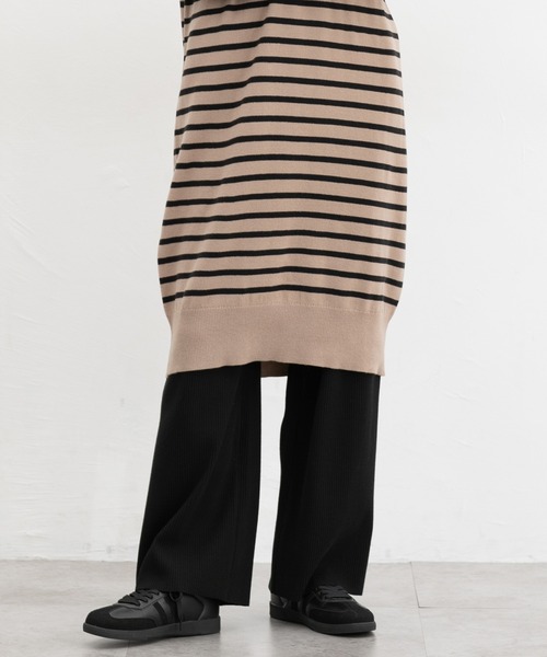 Honeys（ハニーズ）の「セルフカットパンツ【WEB限定】（その他パンツ・レディース・ブラック/ライトベージュ/パープル/スミクロ/グリーン/ブラウン/ピンク・M/S/3L/LL/L）」の10枚目の写真