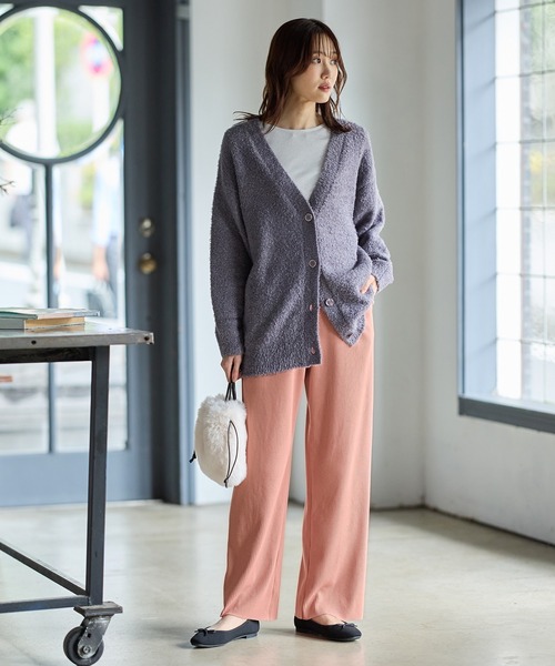 Honeys（ハニーズ）の「セルフカットパンツ【WEB限定】（その他パンツ・レディース・ブラック/ライトベージュ/パープル/スミクロ/グリーン/ブラウン/ピンク・M/S/3L/LL/L）」の12枚目の写真