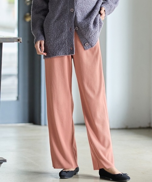 Honeys（ハニーズ）の「セルフカットパンツ【WEB限定】（その他パンツ・レディース・ブラック/ライトベージュ/パープル/スミクロ/グリーン/ブラウン/ピンク・M/S/3L/LL/L）」の13枚目の写真