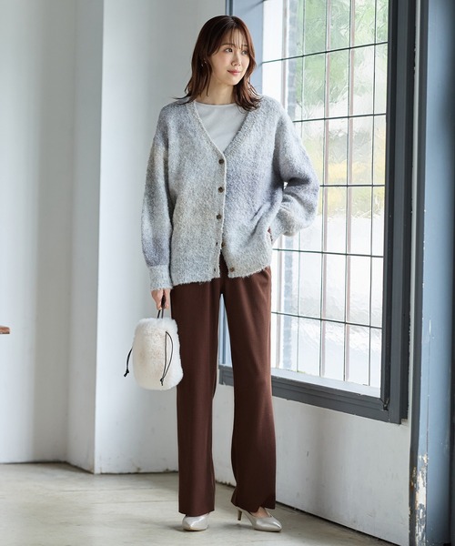 Honeys（ハニーズ）の「セルフカットパンツ【WEB限定】（その他パンツ・レディース・ブラック/ライトベージュ/パープル/スミクロ/グリーン/ブラウン/ピンク・M/S/3L/LL/L）」の17枚目の写真