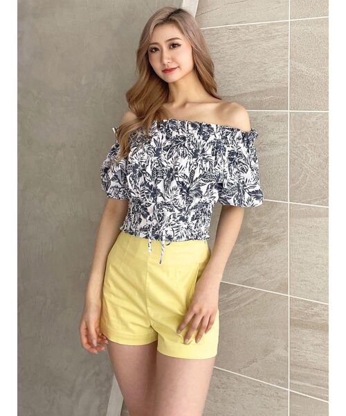 GYDA（ジェイダ）の「2WAYギャザーオフショル コルセットブラウス（シャツ/ブラウス・レディース・オフホワイト/その他1/ベージュ・FREE）」の8枚目の写真