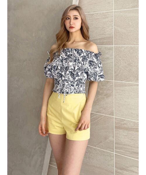 GYDA（ジェイダ）の「2WAYギャザーオフショル コルセットブラウス（シャツ/ブラウス・レディース・オフホワイト/その他1/ベージュ・FREE）」の9枚目の写真