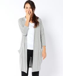coen | 天竺ロングカーディガン(カーディガン/ボレロ)