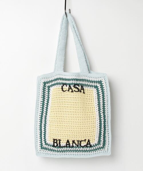 Casablanca（カサブランカ）の「COTTON CROCHET BAG（トートバッグ・メンズ・ブルー系その他・ONE SIZE）」の2枚目の写真