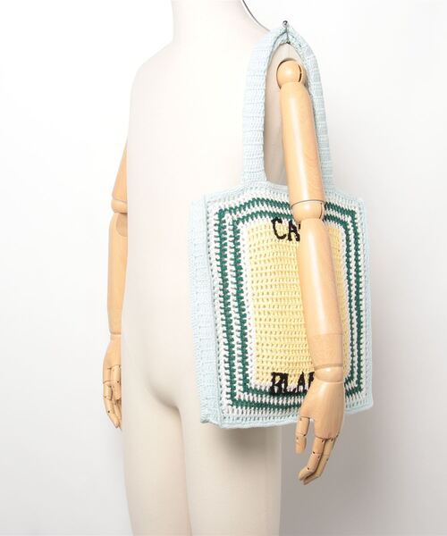 Casablanca（カサブランカ）の「COTTON CROCHET BAG（トートバッグ・メンズ・ブルー系その他・ONE SIZE）」の5枚目の写真